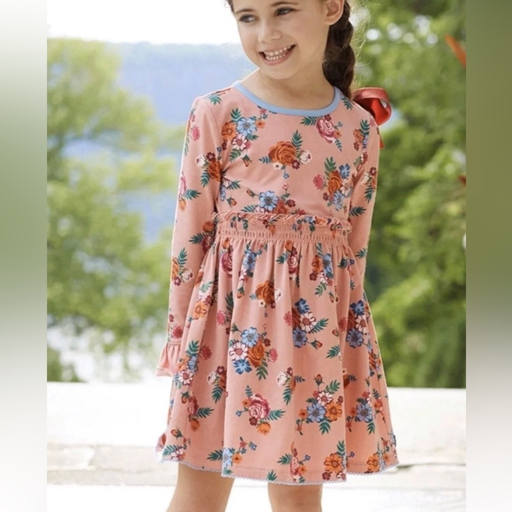 Matilda Jane Girl’s Moments With You Lots to Learn Long Sleeve Dress Size 8